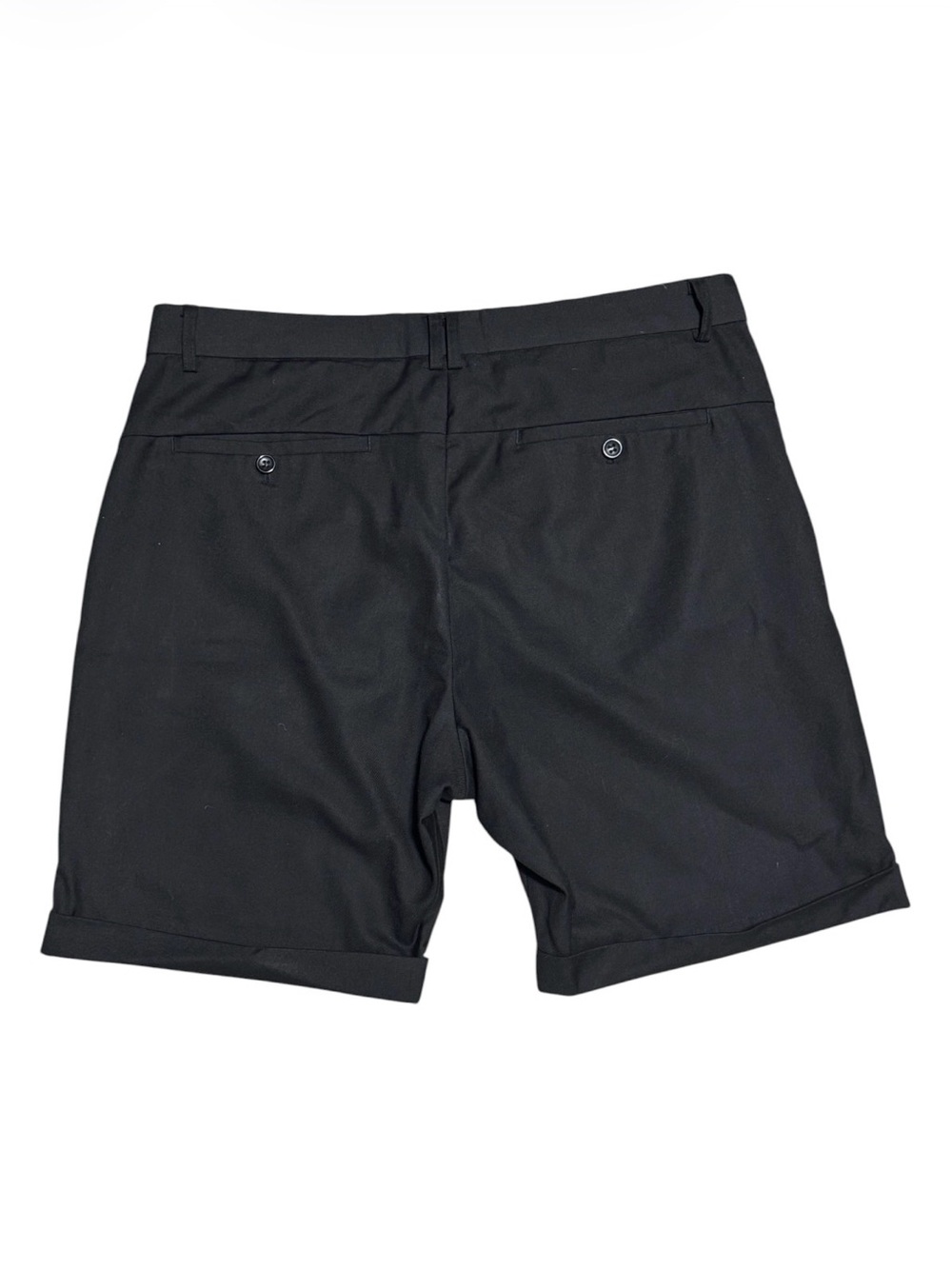 ❌SOLD❌ 135 RUDSAK Men's Chainlink Bermuda Cuffed Hem Shorts - Black, Sz 36 - Picture 3 of 8